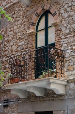 Eski sicilan köyü balkon