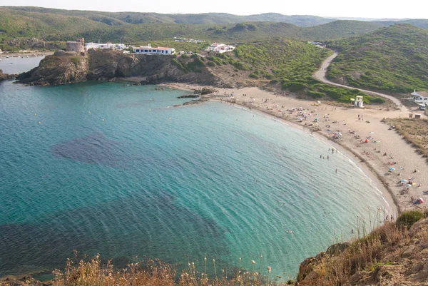 Vista Playa Mesquida Isla Española — Foto de Stock
