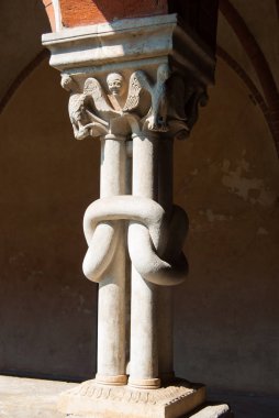 Kiosk Cistercian Manastırı Milan içinde detay