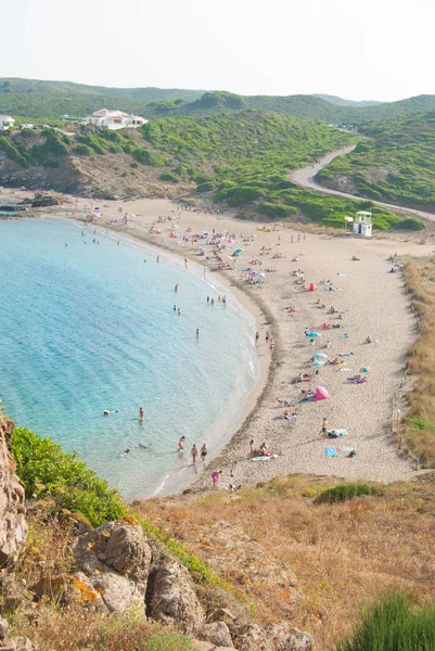 Vista Playa Mesquida Isla Española — Foto de Stock