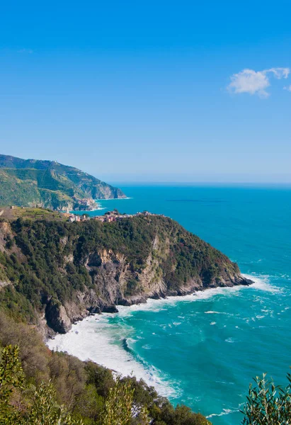 Promontorios Entradas Entre Corniglia Manarola Italia — Foto de Stock