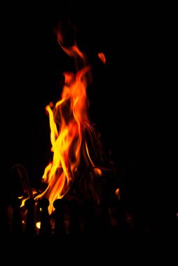 Yanıklar ve evin sıcak sıcak ateş