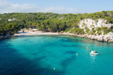 Panorama nın İspanyol Adası'nın en ünlü plajlarından
