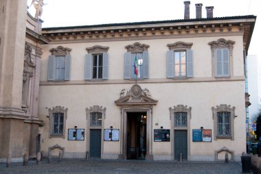 Milano şehir Conservatorio okulun cephe