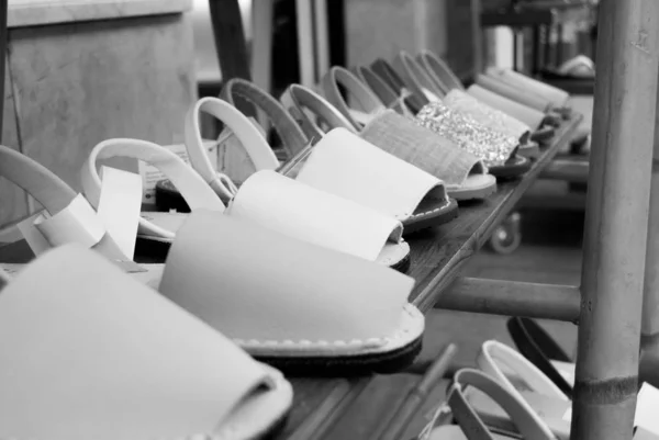 İspanyol Adaları Menorca tipik ayakkabı Menorquinas