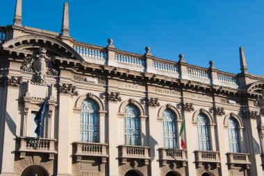 Italya 'nın kuzeyinde Milano Politeknik cephe