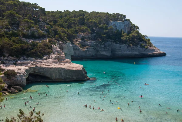 Overzicht Van Een Van Mooiste Uitzichten Het Spaanse Eiland Minorca — Stockfoto