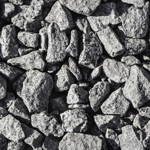 A textura quadrada bonita da pedra quebrada cinza pode ser usada para o teste padrão sem emenda — Fotografia de Stock