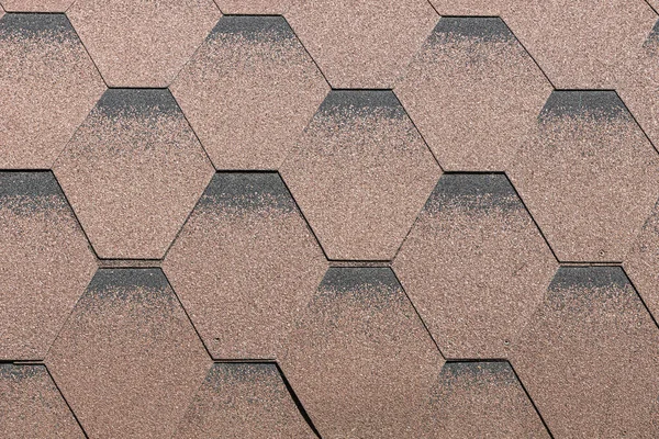 Kahverengi kiremitlerin yatay dokusu