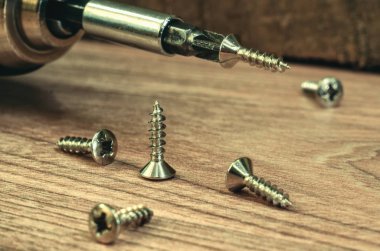 Mobilya takımları. Mobilya montaj için bir mobilya bağlayıcı.