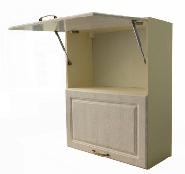 mobilya modül mutfak dolabı beyaz bir arka plan üzerinde izole