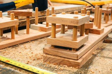 Ahşap oyuncak üretimi için marangozluk atölyesi