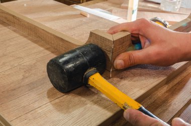 Marangozluk atölyesi, iş süreçleri, araçlar ve iş parçaları