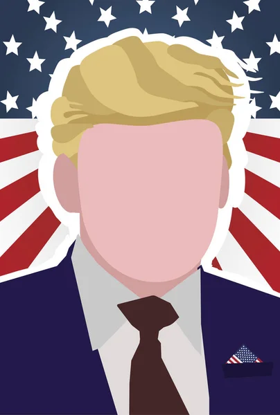 Donald Trumpf — Stockvektor