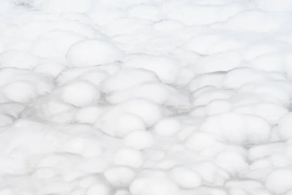 Κατεψυγμένα Συστάδες Από Λευκό Χιόνι Και Τον Πάγο Έδαφος Φόντο — Φωτογραφία Αρχείου