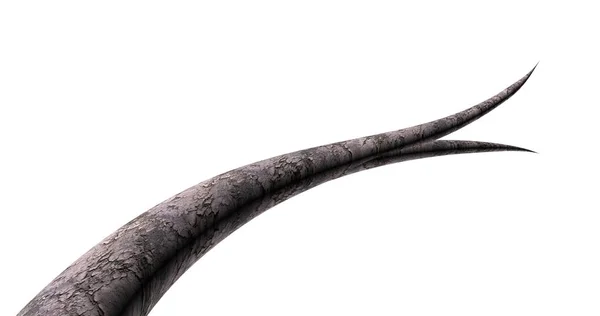 Dry damaged hair with the split end. 3d render.