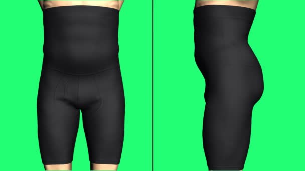 Vêtements Compression Vêtements Sport Sous Vêtements Correcteurs Perte Poids Action — Video