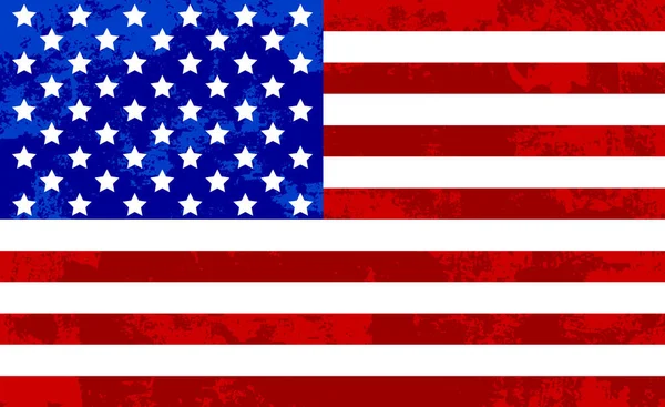 Amerika Birleşik Devletleri bayrağı grunge doku arka plan üzerinde. Vektör çizim. Amerikan sembolü kağıt eski püskü yüzey. Baskı, afiş, web, uygulama, poster için ulusal fon.