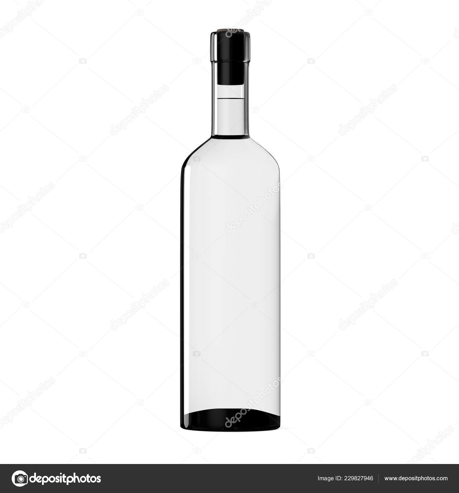 Download Transparent Wine Bottle Isolated White Background Illustration White Glass Bordo Stock Photo Image By C Anachoreta 229827946