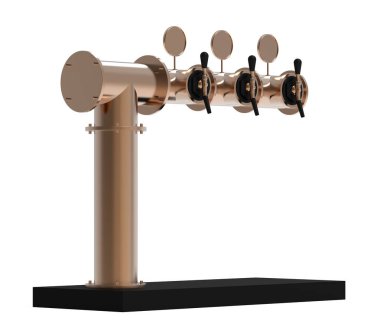 Metall Tüp Küçük Bar Bira Pompası Kulesi 3d Dispenser