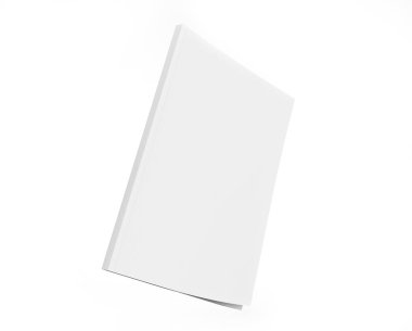 Kitap Kapağı Mockup ŞablonU Yüz Tarafı 3d Render