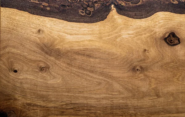 Une texture haute résolution de bureau en bois de chêne brun — Photo