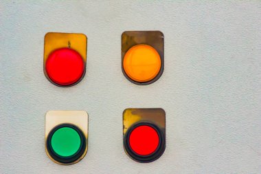 4 kırmızı sarı yeşil ışık çelik Yönetim Kurulu panel işaret