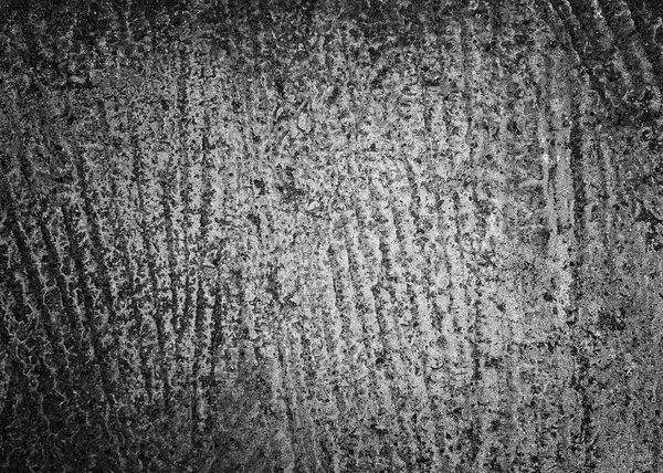 Fekete-fehér durva cement fal textúra repedések, a háttér minta — Stock Fotó