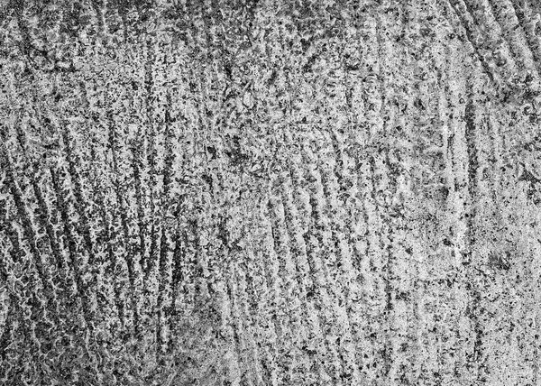Fekete-fehér durva cement fal textúra repedések, a háttér minta — Stock Fotó