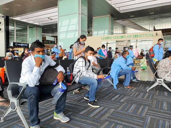 Juni 2020 Netaji Subhas Chandra Bose International Airport Kalkutta Indien — Stockfoto