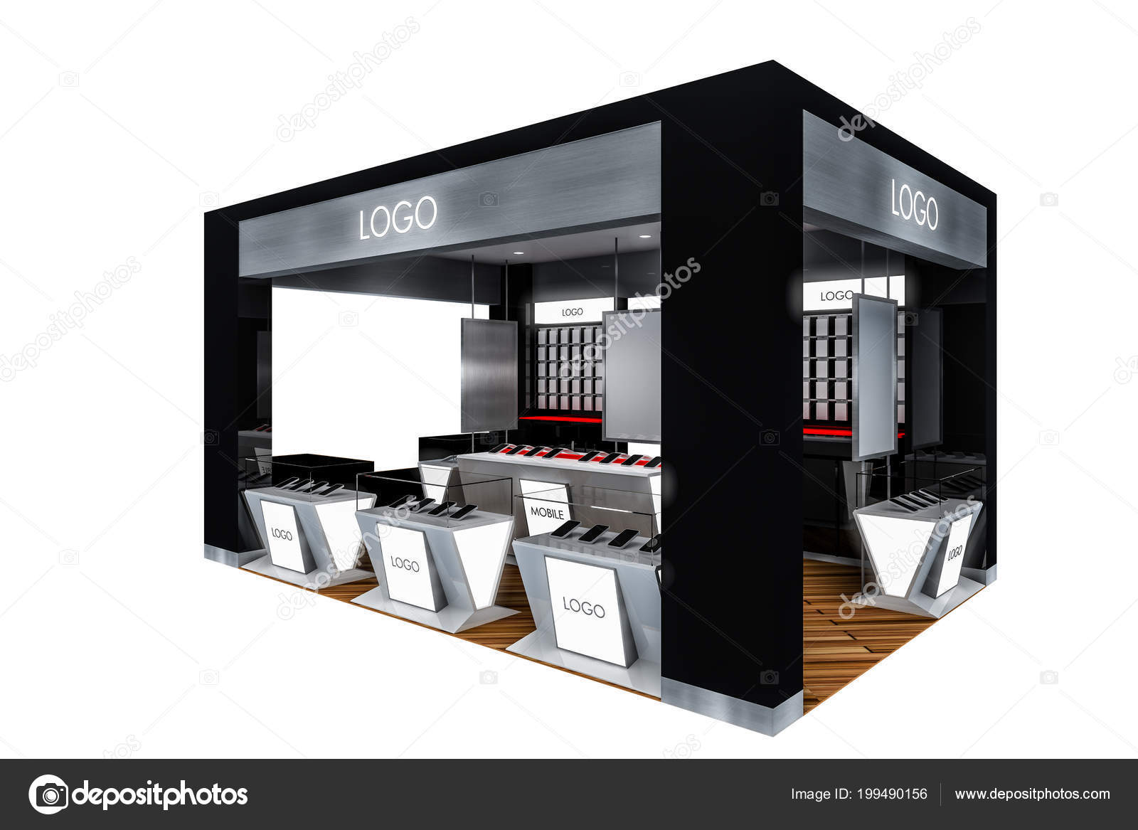 Electronics Store Shop Rendering Stock Photo by ©nutjung_2005 199490156
