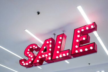 Satılık Alışveriş - Satış tabela asılı Lightbox
