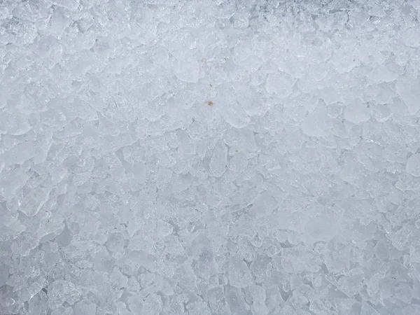 Widok z góry brudny lód do zamrażania — Zdjęcie stockowe