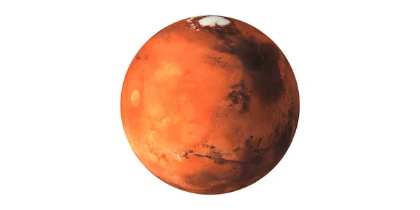 Планета Марс Сонячна Система Червона Планета Стокове Зображення