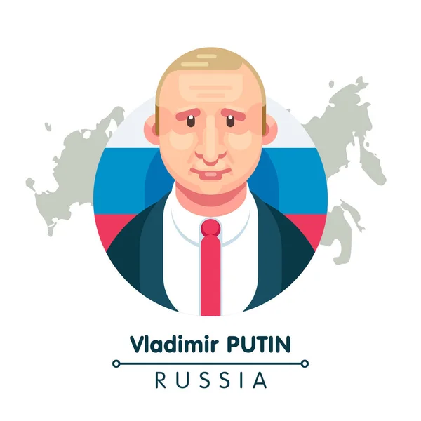 ウラジーミル・プーチン — ストックベクタ