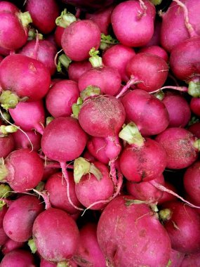 Tayland: Phrae pazarında turp.