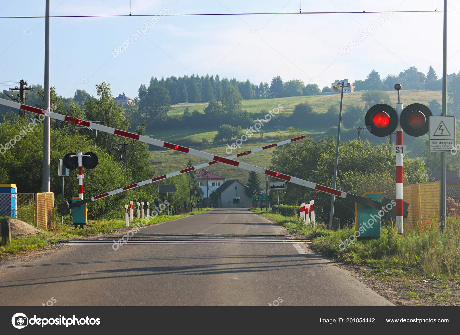 Road Signs Railway Crossing Barrier Organization Transport System European Country Stock Photo By C Xatolux Road Signs Railway Crossing Barrier Organization Transport System European Country Stock Photo By C Xatolux