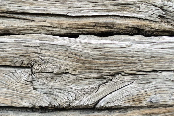 樹皮と古いログ側にパターンのクローズ アップ — ストック写真