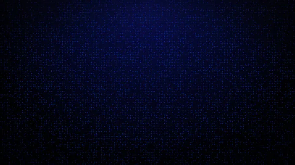 Blue Particles Dots Grid Dark Gradient Backround — Stock Photo, Image