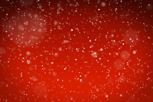 Червона Абстрактна Текстура Падає Сніг Святковий Стокове Зображення