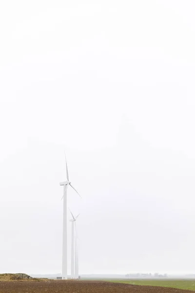 Scenic View Windmills Field — Stock Photo, Image