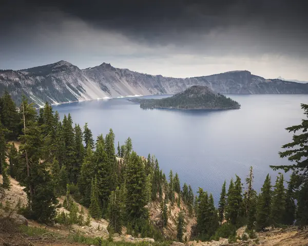 Vacker Utsikt Över Crater Lake National Park Oregon — Stockfoto