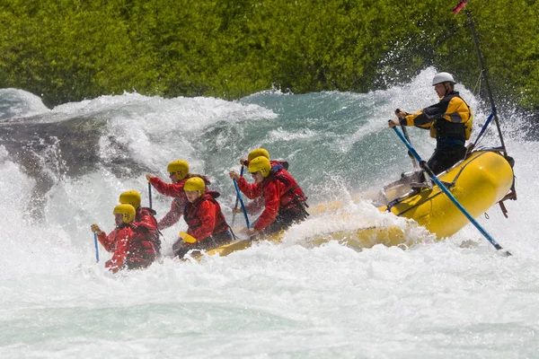 River Rafting Futaleufu River Chile Model Releases — стокове фото