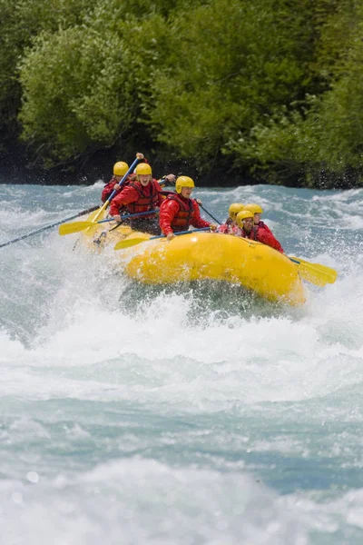 River Rafting Futaleufu River Chile Model Releases — Stock Photo, Image