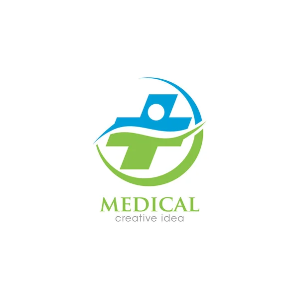 Conceito Médico Criativo Logo Design Template Vector —  Vetores de Stock