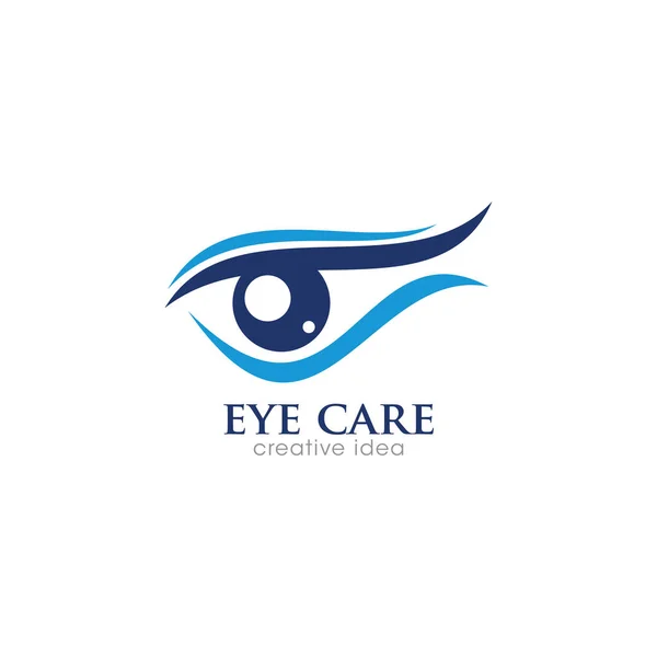 Creative Eye Concept Logo Design Mall Vektor — Stock vektor