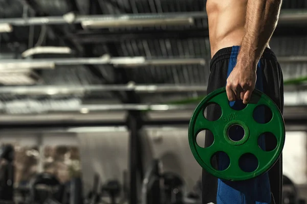 Sportliche Herausforderung Schnappschuss Eines Hemdlosen Athletischen Mannes Mit Durchtrainiertem Körper — Stockfoto