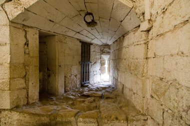 Bad Bentheim, Aşağı Saksonya, Almanya - 19 Mayıs 2019: Bentheim ortaçağ tepe kalesi ilk olarak 11..