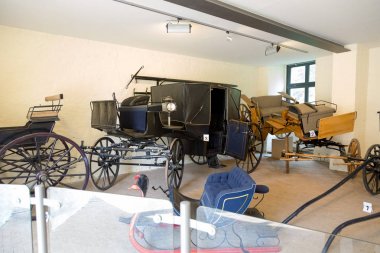 Bad Bentheim, Aşağı Saksonya, Almanya - 19 Mayıs 2019: Bentheim ortaçağ tepe kalesi - Müze