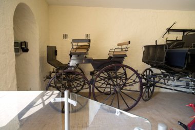 Bad Bentheim, Aşağı Saksonya, Almanya - 19 Mayıs 2019: Bentheim ortaçağ tepe kalesi - Müze